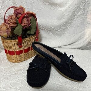 Gloria Vanderbilt Navy Loafers